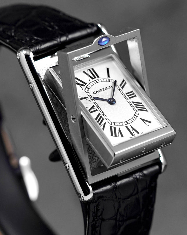 Harga Cartier Tank Basculante Mecanique Black