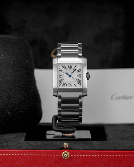 Harga Cartier Tank Francaise L Silver