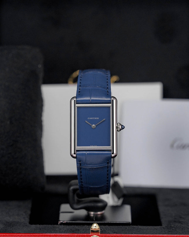 Harga Cartier Tank Must L Blue