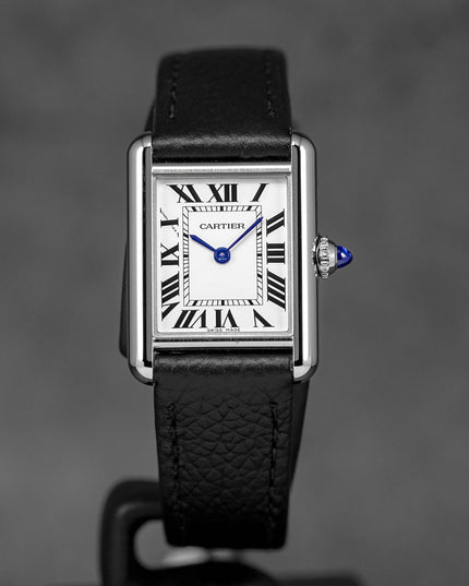 TANK MUST S SILVER DIAL LEATHER STRAP (2025)