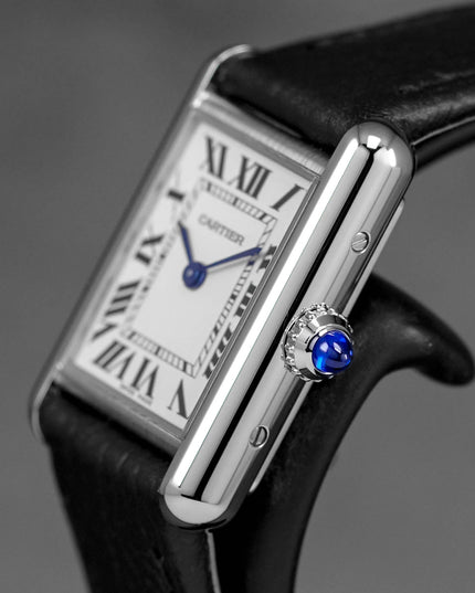 TANK MUST S SILVER DIAL LEATHER STRAP (2025)