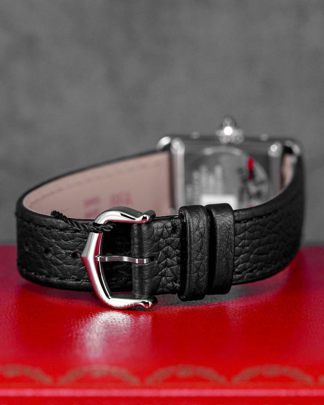 TANK MUST S SILVER DIAL LEATHER STRAP (2025)