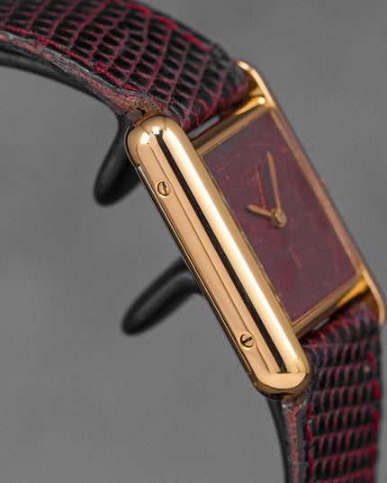 Harga Cartier Tank Must Vermeil Burgundy