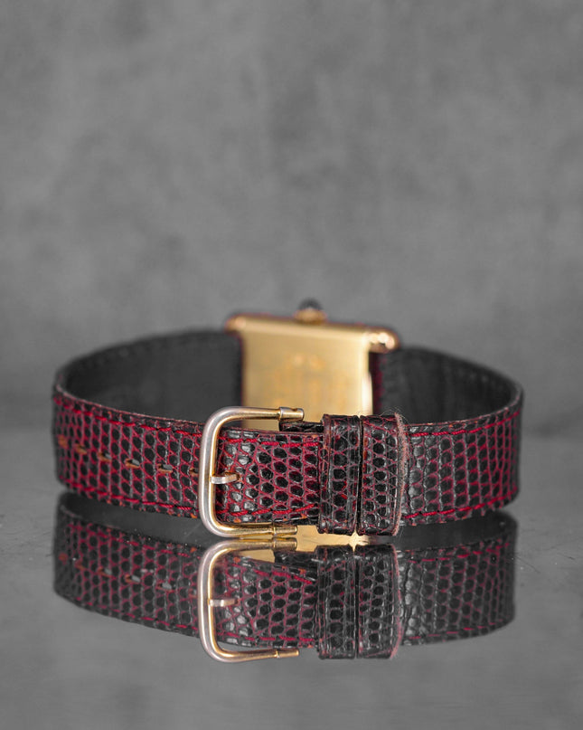 Harga Cartier Tank Must Vermeil Burgundy