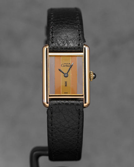 Harga Cartier Tank Must Vermeil Trinity