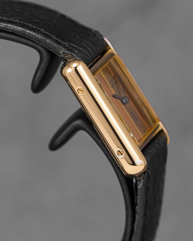 Harga Cartier Tank Must Vermeil Trinity