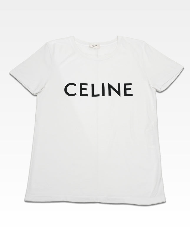 LOOSE T-SHIRT IN COTTON JERSEY WHITE - SIZE S