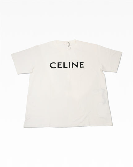 LOOSE T-SHIRT IN COTTON JERSEY WHITE - SIZE L