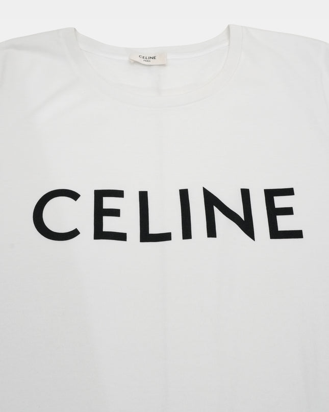 LOOSE T-SHIRT IN COTTON JERSEY WHITE - SIZE S