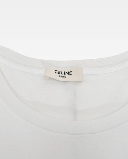 LOOSE T-SHIRT IN COTTON JERSEY WHITE - SIZE S