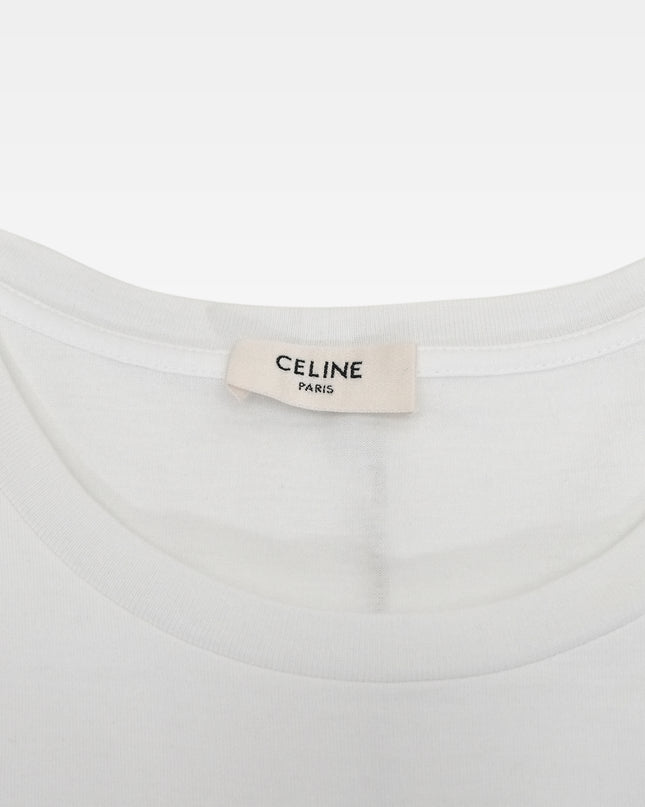 LOOSE T-SHIRT IN COTTON JERSEY WHITE - SIZE S
