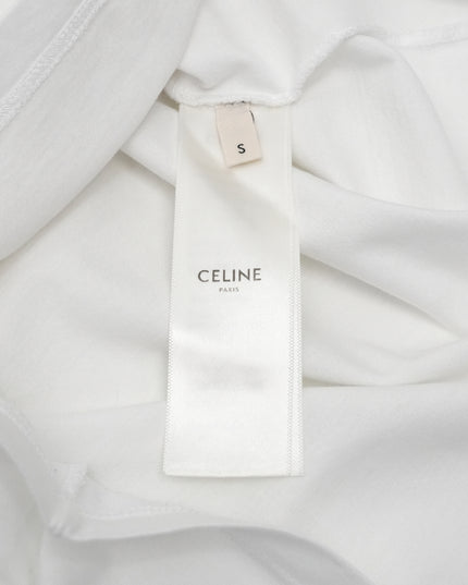 LOOSE T-SHIRT IN COTTON JERSEY WHITE - SIZE S