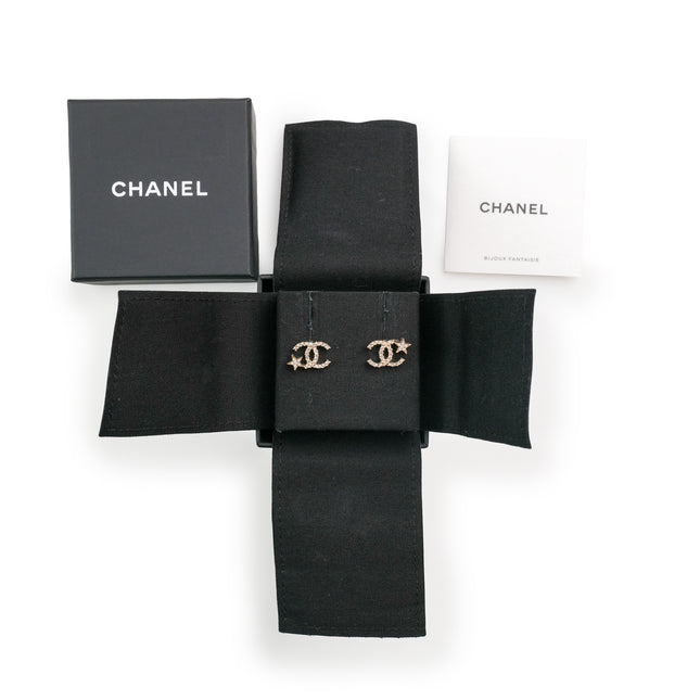 CC EARRINGS C22S STAR DIAMOND STUD