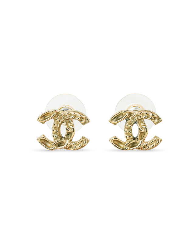 EARRINGS CC MATTE GHW