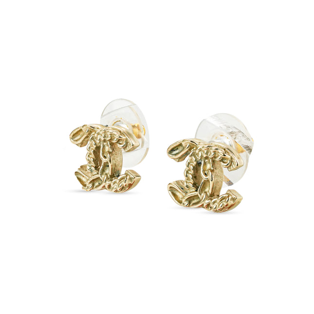 EARRINGS CC MATTE GHW