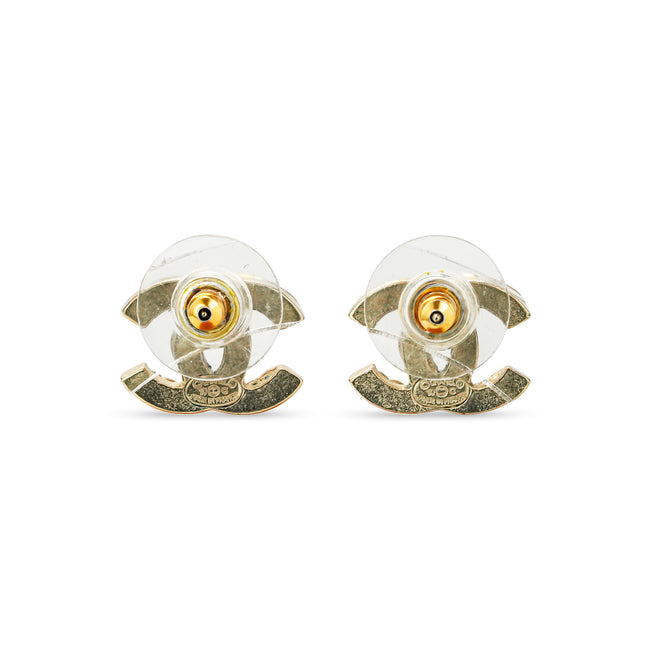 EARRINGS CC MATTE GHW