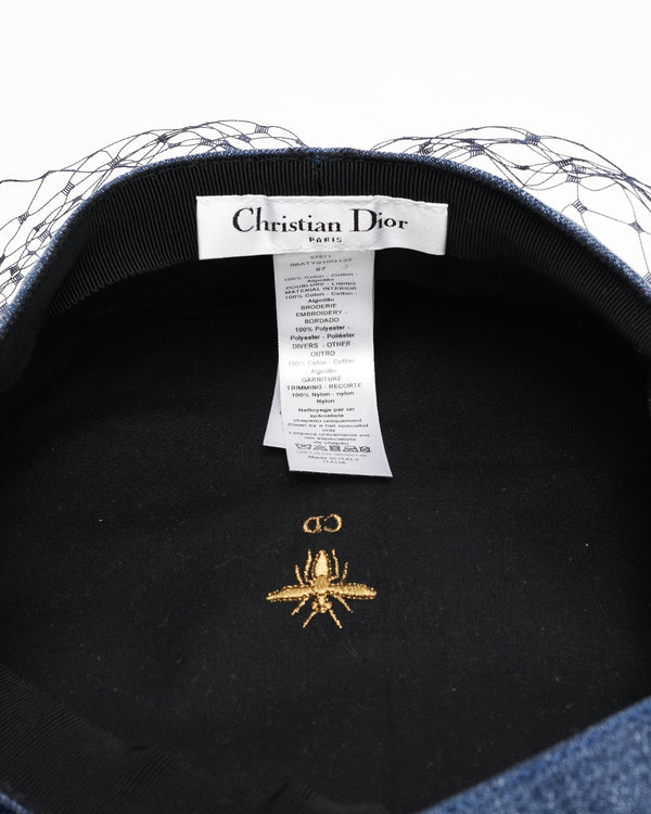 Christian Dior Beret Denim