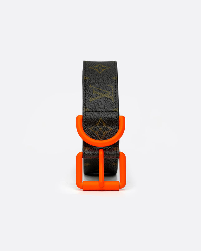 MONOGRAM SOLAR REY BELT ORANGE BUCKLE 2018