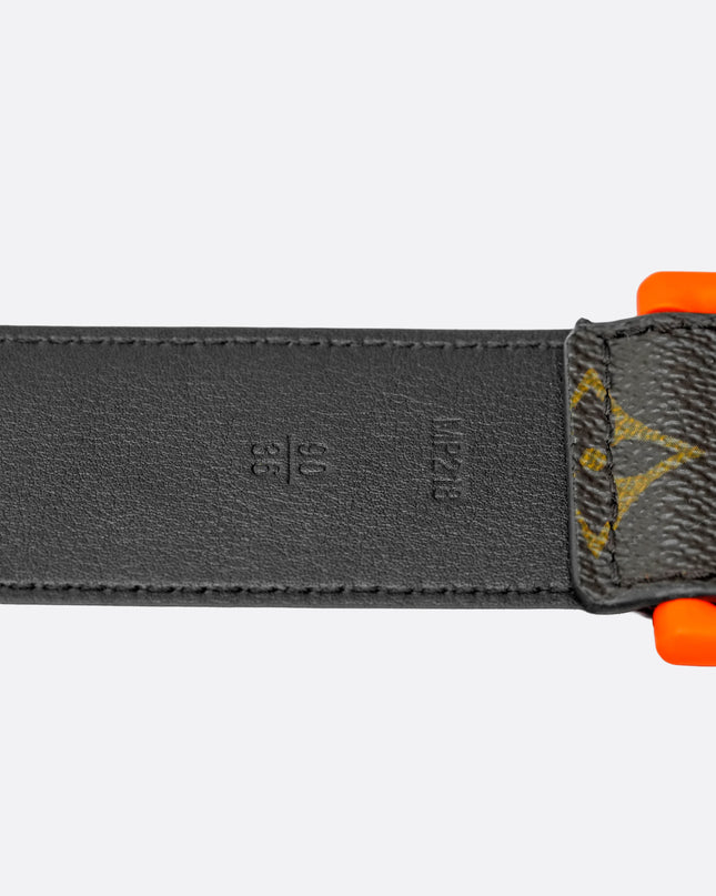 MONOGRAM SOLAR REY BELT ORANGE BUCKLE 2018