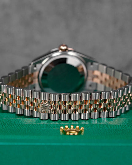 DATEJUST 31MM TWOTONE ROSEGOLD SALMON DIAMOND DIAL (2025)