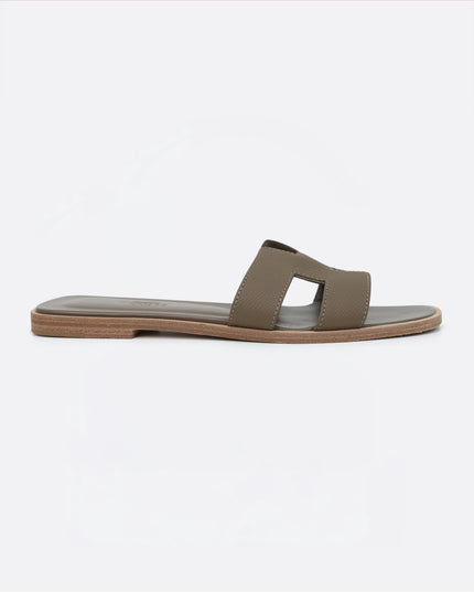 ORAN LEATHER SANDALS SIZE 37 LADIES BROWN