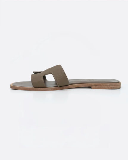 ORAN LEATHER SANDALS SIZE 37 LADIES BROWN