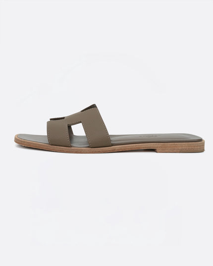ORAN LEATHER SANDALS SIZE 37 LADIES BROWN