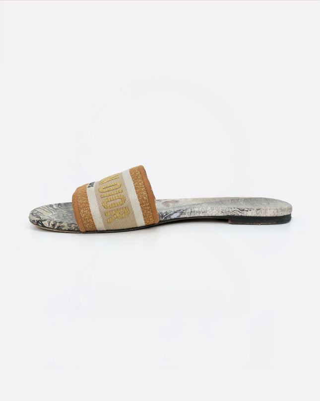 SANDALS SIZE 37 LADIES MULTICOLOR