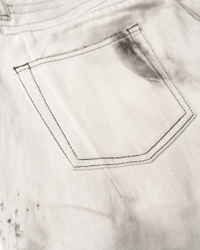 RIPPED BIKER JEANS SIZE 29