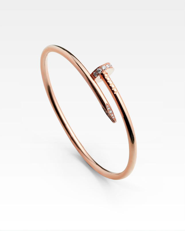 JUSTE UN CLOU BRACELET 18K ROSE GOLD WITH DIAMOND (2021) – SIZE 18