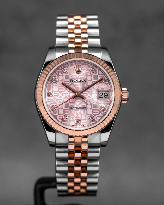 Datejust Rosegold Pink Indonesia