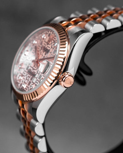 Datejust Rosegold Pink Indonesia