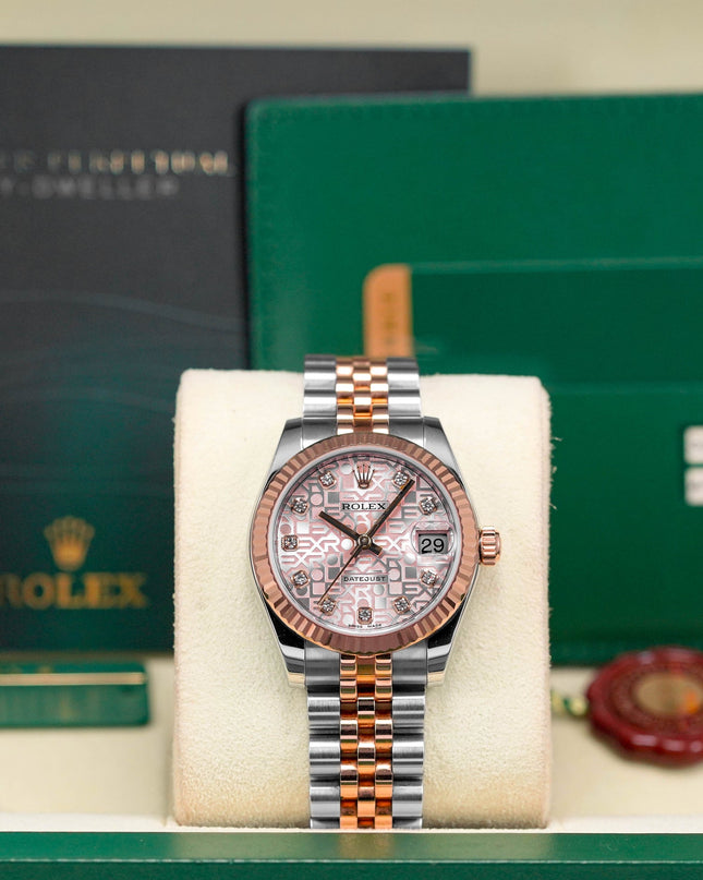 Datejust Rosegold Pink Indonesia