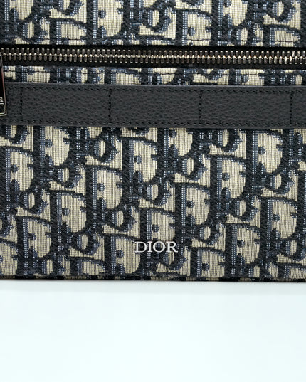 OBLIQUE SAFARI SHOULDER BAG NAVY BLUE