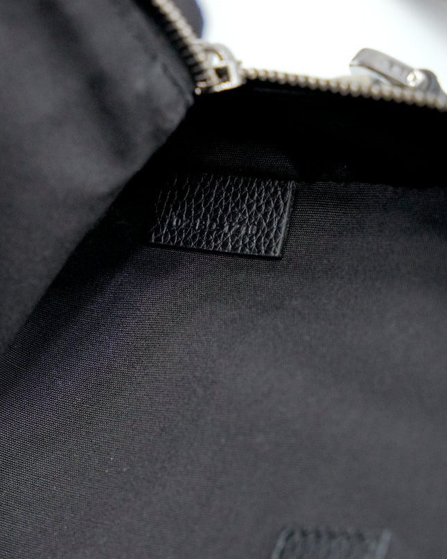 OBLIQUE SAFARI SHOULDER BAG NAVY BLUE