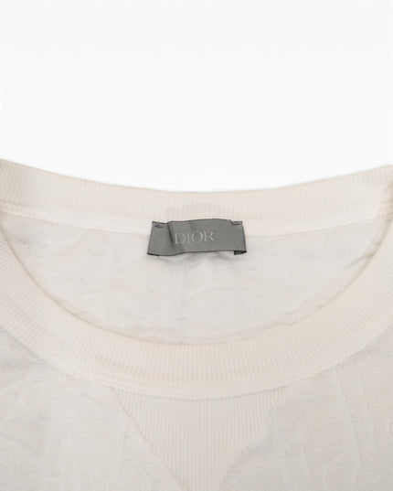 OBLIQUE COTTON T-SHIRT XL WHITE