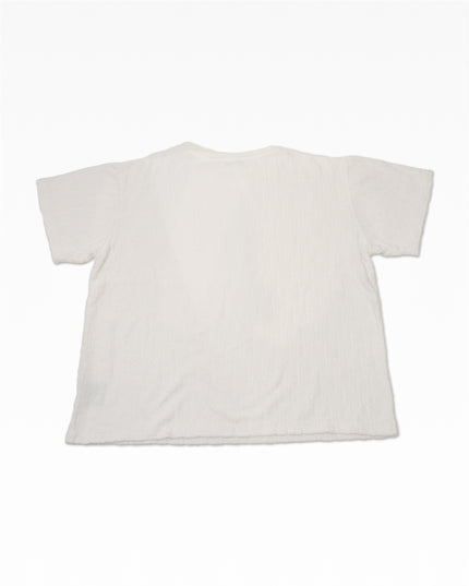 OBLIQUE COTTON T-SHIRT XL WHITE