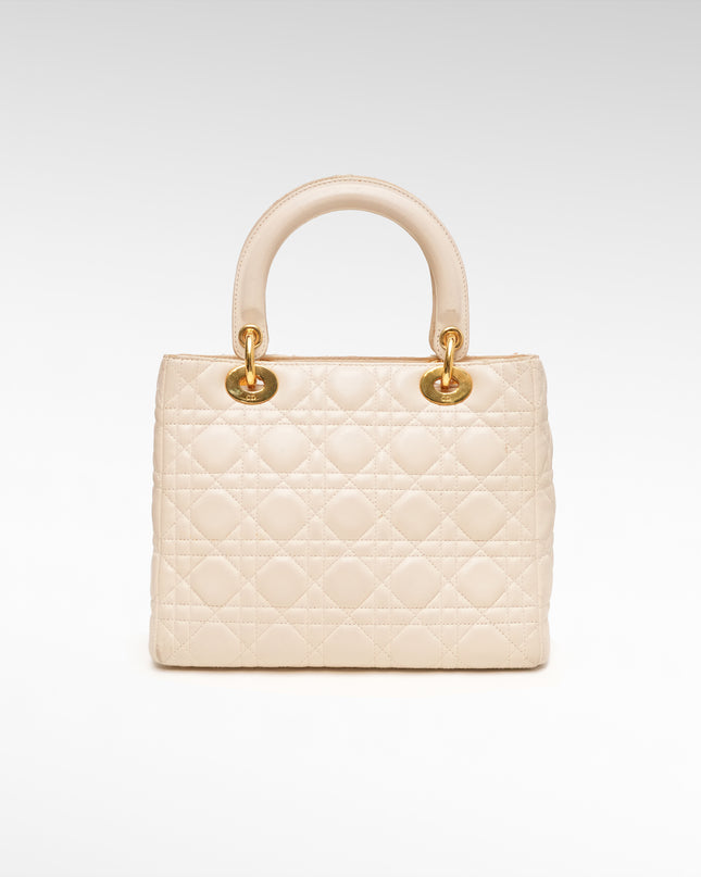LADY MEDIUM OFF-WHITE GOLD HARDWARE
