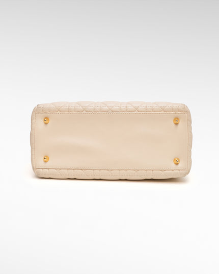 LADY MEDIUM OFF-WHITE GOLD HARDWARE