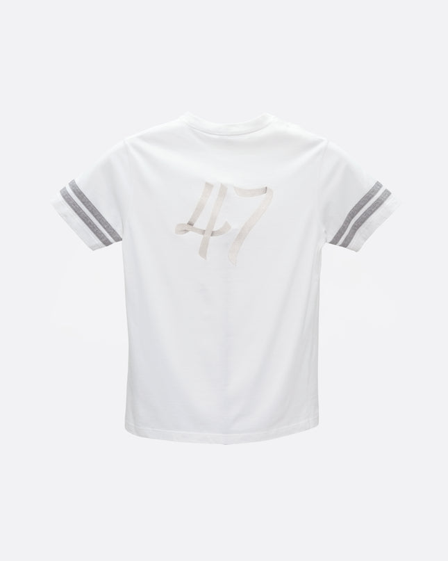 LOGO WHITE X GRAY SIZE M