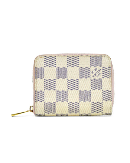 DAMIER AZUR ZIPPY COIN PURSE