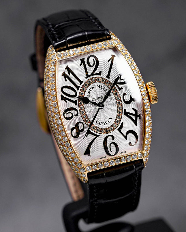 MASTER OF COMPLICATIONS CURVEX RELIEF YELLOWGOLD DIAMOND SILVER DIAL (2011)