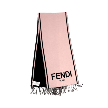 Fendi Logo Scarf Cashmere