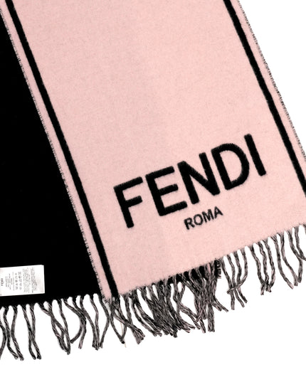 Fendi Logo Scarf Cashmere
