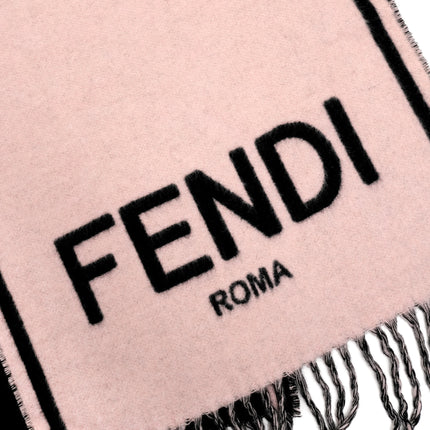 Fendi Logo Scarf Cashmere