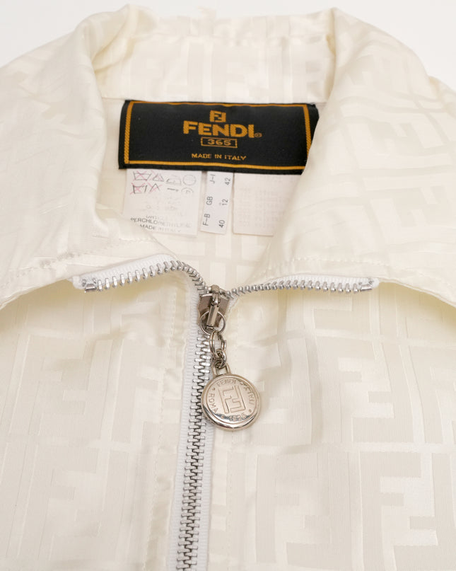Fendi Zucca White Jacket