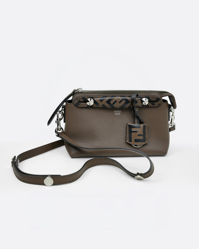 BROWN LEATHER SMALL BY THE WAY SHOULDER BAG