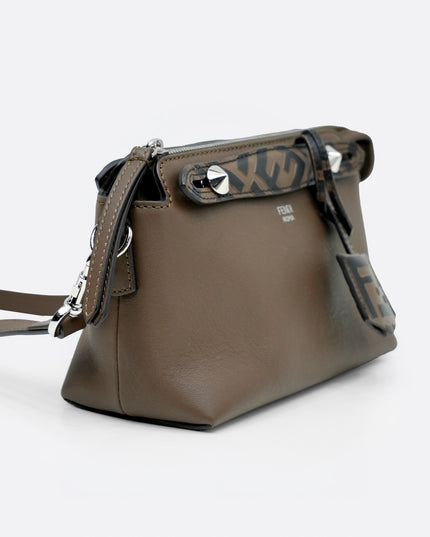 BROWN LEATHER SMALL BY THE WAY SHOULDER BAG