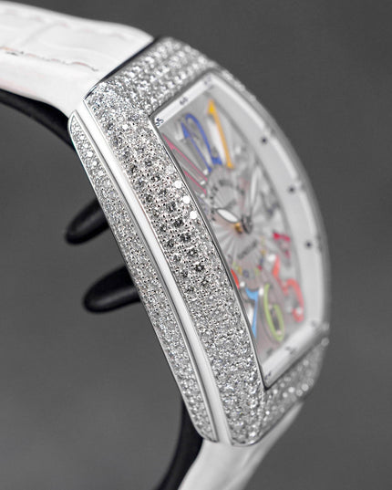Harga Franck Muller V32 White Color of Dream Diamond