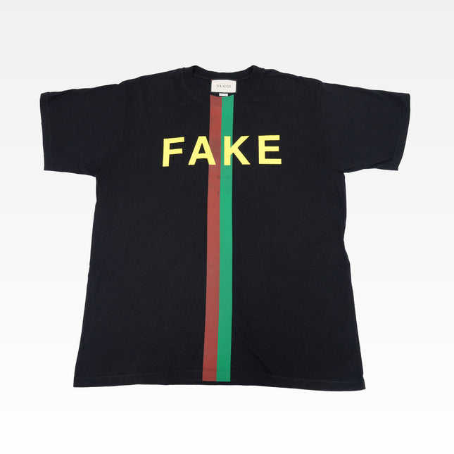FAKE/NOT PRINT T-SHIRT 'BLACK'